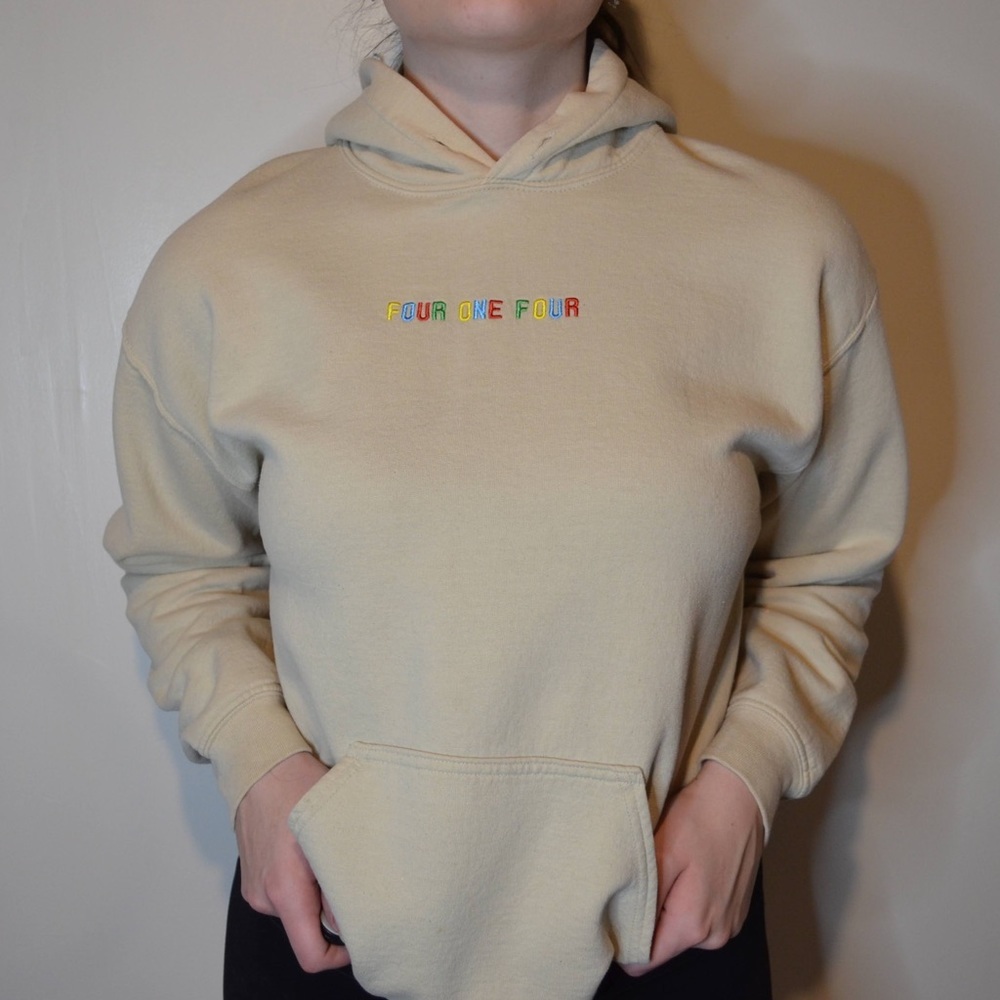 414 Embroidered Hoodie